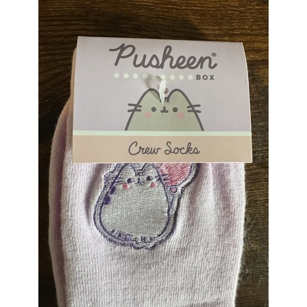 PUSHEEN CREW SOCKS - Pusheen Box 15th Anniversary Exclusive (NEW) Spring 2025